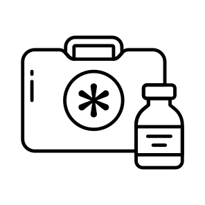 First Aid Kit, First Aid Bag, Doctor Briefcase, Doctor Bag, Medical Kit icon