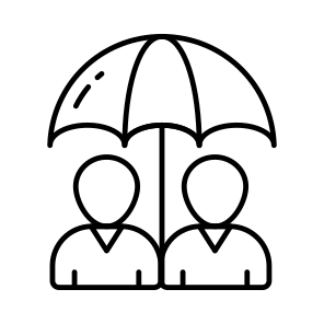 Group Security, Group Protection, Group Safety, Group Insurance, Team Assurance, icon