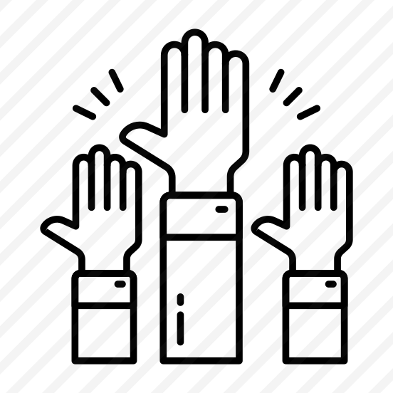 Volunteer, Contribution, Raising Hands, Help, Offer Services preview