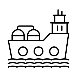 Cargo Boat, Cargo Ship, Freight Delivery, Sea Transport, Watercraft icon