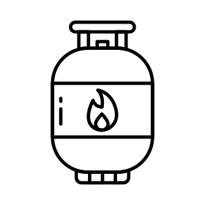 Gas Cylinder, Gas Tank, Gas Stove, Outdoor Stove, Gas Container, icon