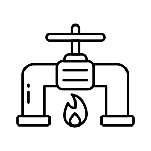 Gas Pipeline, Pipi Valve, Pvc, Spigot, Gas Pipeline icon