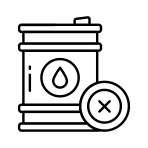 No Oil, No Cask, No Barrel, Petrol Drum, Petroleum icon
