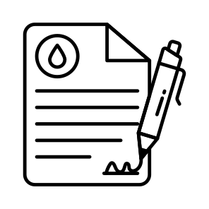Oil Contract, Signed Document, Doc, Agreement, Fuel Contract icon