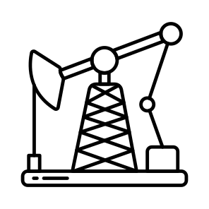 Oil Rig, Refinery, Oil Drilling, Oil Pump Jack, Oil Platform icon