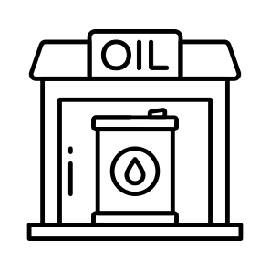 Oil Shop, Oil Cask, Oil Barrel, Petrol Drum, Petroleum icon