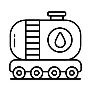 Oil Train, Oil Transport, Fuel Train, Petroleum, Fuel Transport icon