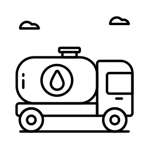 Oil Truck, Fuel Truck, Automobile, Vehicle, Transport icon