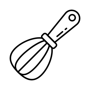 Beater, Whisker, Kitchenware, Kitchen Accessory, Kitchen Tool icon