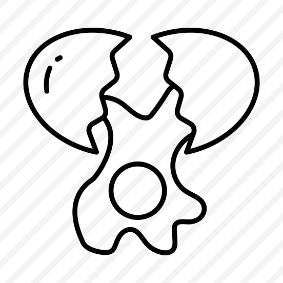 Broken Egg, Eggshell, Cracked Egg, Uncooked Egg, Protein Diet preview