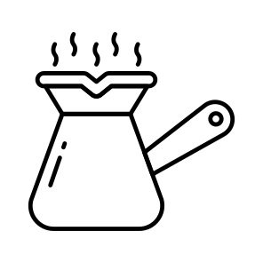 Cezve, Turkish Teapot, Tea Kettle, Kitchenware, Kitchen Utensil, Ibrik icon