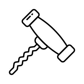 Cork Puller, Corkscrew, Kitchenware, Kitchen Utensil, Kitchen Accessory, icon