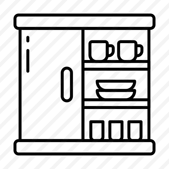 Crockery Almirah, Cupboard, Cabinet, Crockery Unit, Kitchen Furniture  preview