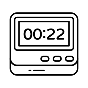 Digital Clock, Timepiece, Timekeeping Device, Timer, Chronometer, icon