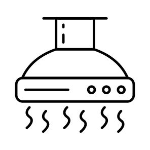 Extractor Hood, Kitchen Exhaust, Kitchen Extractor, Kitchen Ventilation, Kitchen Appliance icon