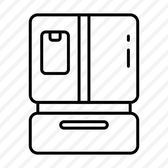 French Door Fridge, Refrigerator, Icebox, Electronic, Home Appliance preview