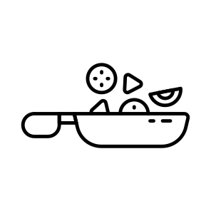 Frying Pan, Griddle, Kitchenware, Utensil, Kitchen Accessory, icon