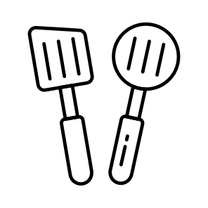 Kitchen Spoons, Kitchenware, Utensil, Kitchen Accessory, Cooking Spoon, icon