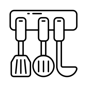 Kitchen Spoons, Kitchenware, Utensil, Kitchen Accessory, Cooking Spoons icon