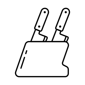 Knives, Cutting Tool, Cutting Equipment, Kitchenware, Kitchen Tool icon