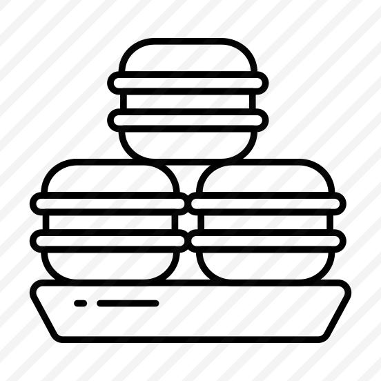 Macaron Biscuits, Snack, Breakfast, Edible, Eatable  preview