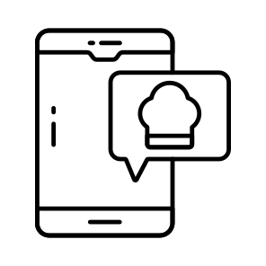 Mobile Chef Chat, Communication, Conversation, Discussion, Negotiation icon