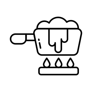 Overflowing Pan, Griddle, Kitchenware, Utensil, Kitchen Accessory icon