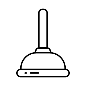 Plunger, Construction Tool, Construction Equipment, Construction Instrument, Masonry Tool icon