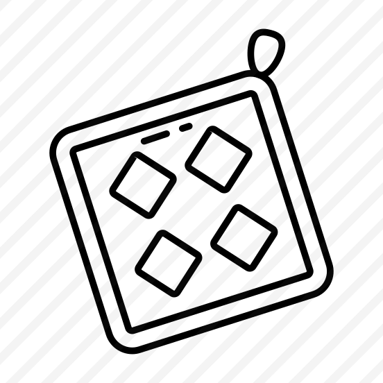 Potholder, Kitchen Hanging Cloth, Kitchen Towel, Kitchen Napkin, Kitchen Accessory preview