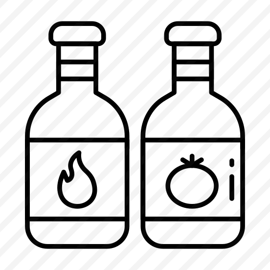Sauce Bottles, Chilli Sauce, Kitchenware, Kitchen Accessory, Kitchen Utensil  preview