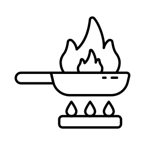 Sizzling Pan, Cooking Food, Kitchenware, Utensil, Kitchen Accessory icon
