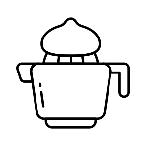 Squeezer, Juice Reamer, Manual Juicer, Kitchenware, Kitchen Utensil, icon