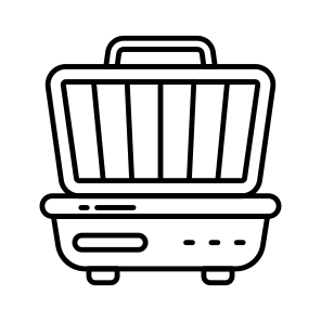 Toaster, Toast Machine, Sandwich Maker, Electronic, Kitchen Appliance icon