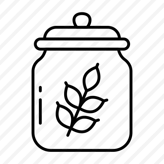 Wheat Jar, Wheat Bottle, Glass Bottle, Kitchenware, Utensil  preview