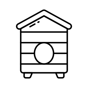 Beehive, Hive, Apiary, Honeycomb, Swarm, icon