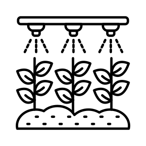 Drip Irrigation, Farming, Agriculture, Sprinkler, Watering icon