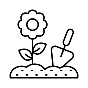 Flower, Floweret, Blossom, Botany, Gardening icon