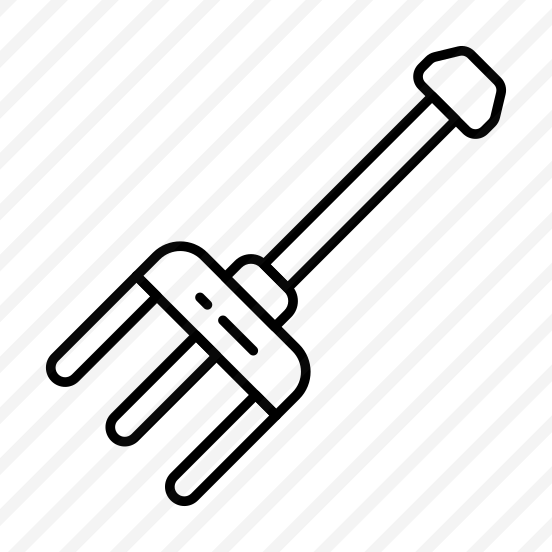 Gardening Tool, Gardening Rake, Digging Tool, Digging Equipment, Construction Tool,  preview