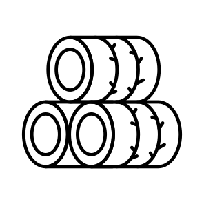 Haybale, Bale Truss, Agriculture, Farming, Haystacks icon