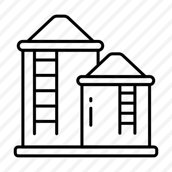 Silo, Storage Units, Food Storage, Grain Pit, Cylindrical Structure  preview
