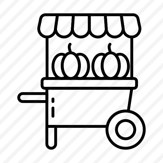 Vegetable Cart, Food Cart, Wheelbarrow, Food Stall, Pushcart preview