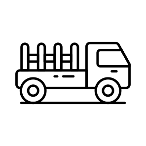 Wood Truck, Timber Truck, Automobile, Automotive, Vehicle icon