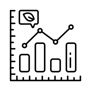 Eco Analytics, Infographic, Statistics, Data Chart, Graph, icon