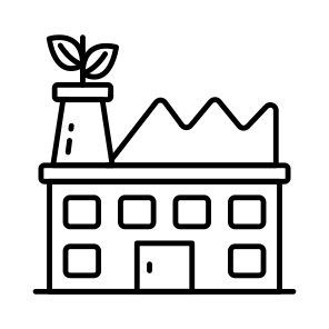 Eco Factory, Industry, Refinery, Mill, Nuclear Plant, icon