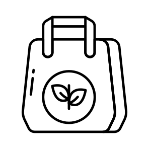 Eco Shopping Bag, Tote, Jute, Handbag, Commerce icon