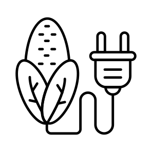 Electric Cob, Electric Corn, Corn Charging, Smart Corn Cob, Corn Crop icon