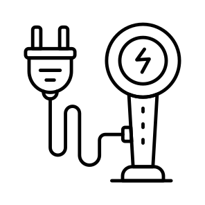 Electric Fan, Cooling, Household Accessory, Home Appliance, Electronic icon