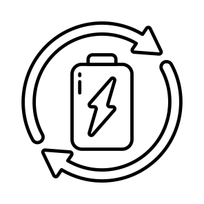 Energy Recycling, Energy Reprocess, Energy Renewable, Power Recycling, Power Reprocess icon