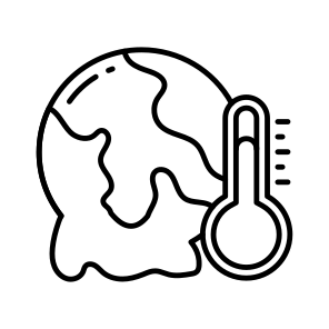 Global Warming, Global Burning, Global Heat, Global Temperature, World Warning icon