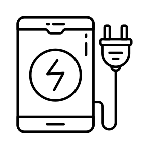 Mobile Charging, Mobile Battery, Phone Battery, Rechargeable Phone, Smartphone Charging icon